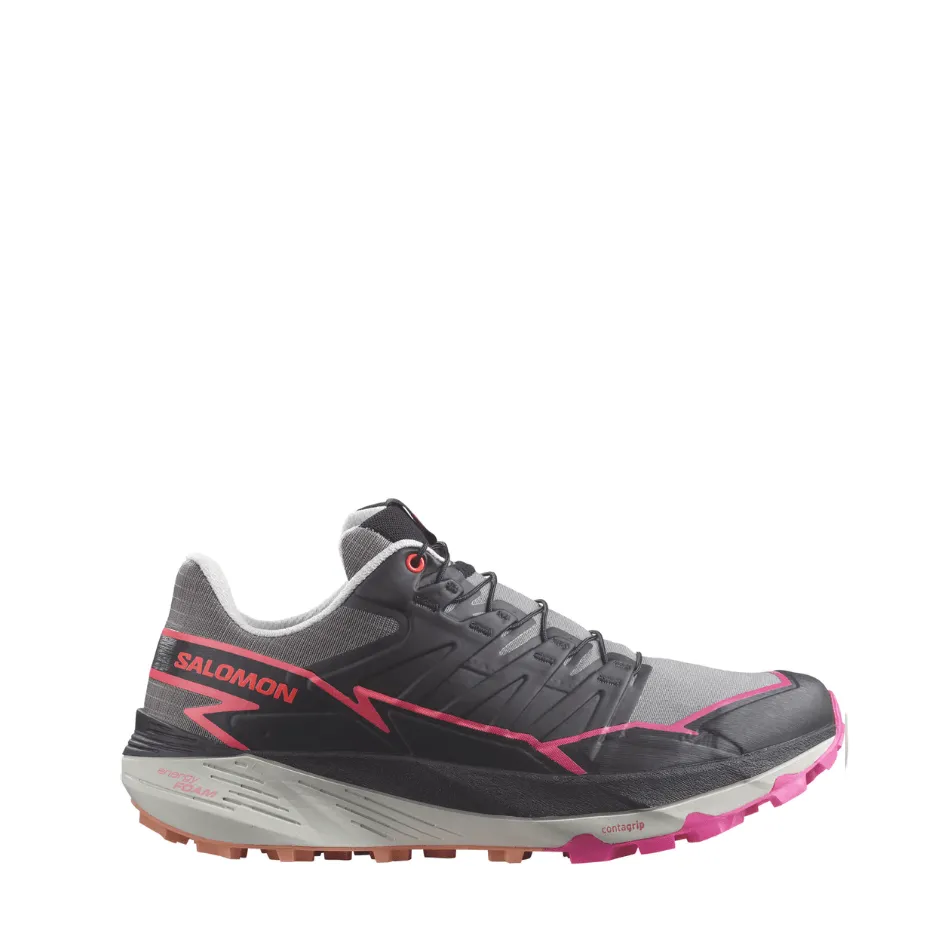 Salomon Women's Thundercross Trail Running Shoes in Plum Kitten/Black/Pink Glo AW23