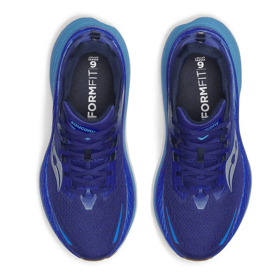 Saucony Men's Hurricane 24 Running Shoes in Azurite SS25