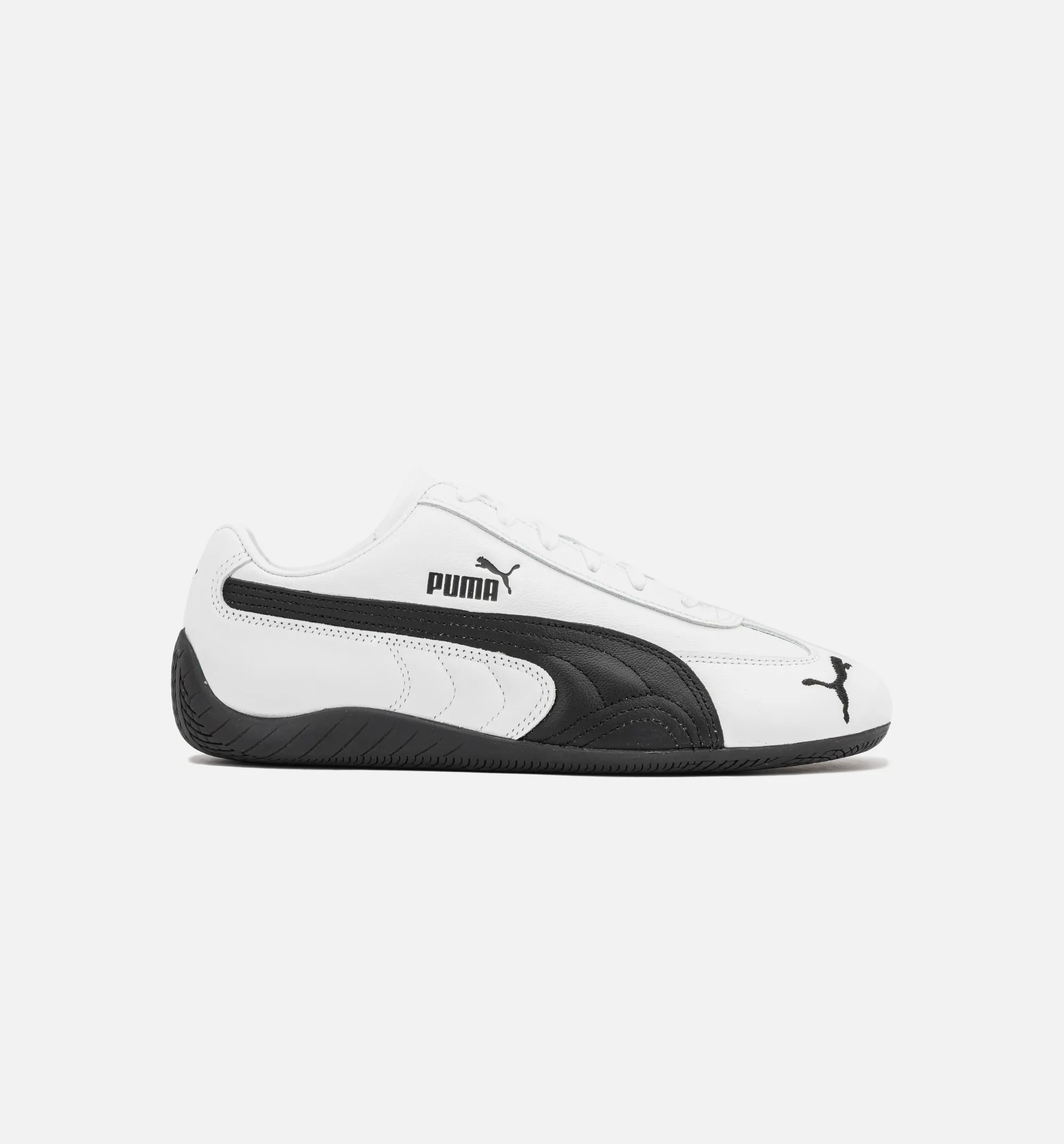Speedcat Leather Mens Lifestyle Shoe - Black/White