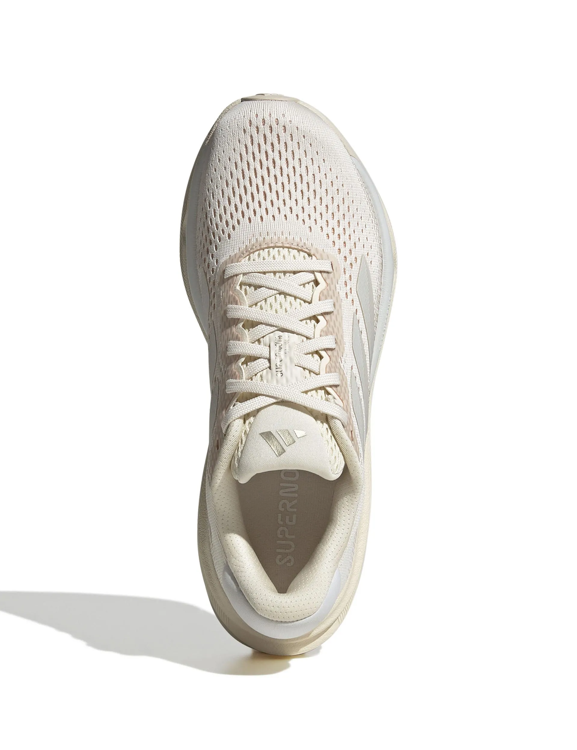 Supernova Stride 2.0 Running Shoes - Wonder White/Cyber Metallic/Warm Sandstone