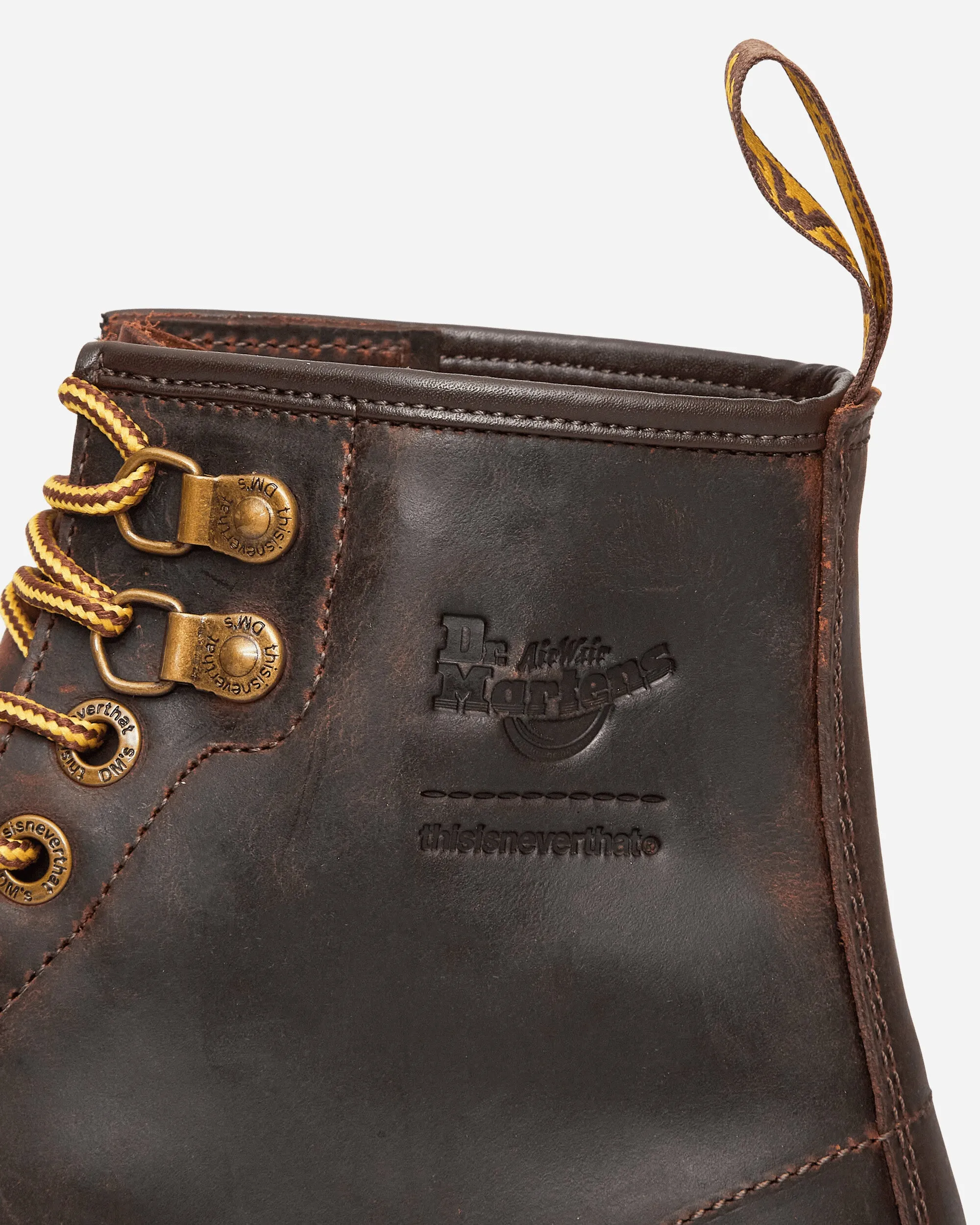 thisisneverthat 1460 Boots Chestnut Brown