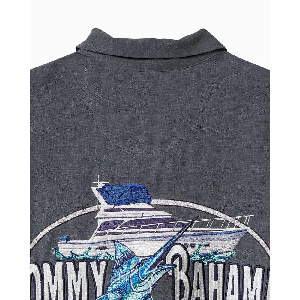 Tommy Bahama A-Fish-Iando Camp Shirt - Dark Sterling Tommy Bahama Clothing