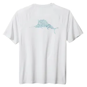 Tommy Bahama Chill Time Surf Crew T-Shirt - White Mens Tommy Bahama