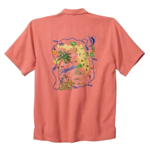 Tommy Bahama Florida Fantasy Camp Shirt - Coral Haze Tommy Bahama Clothing