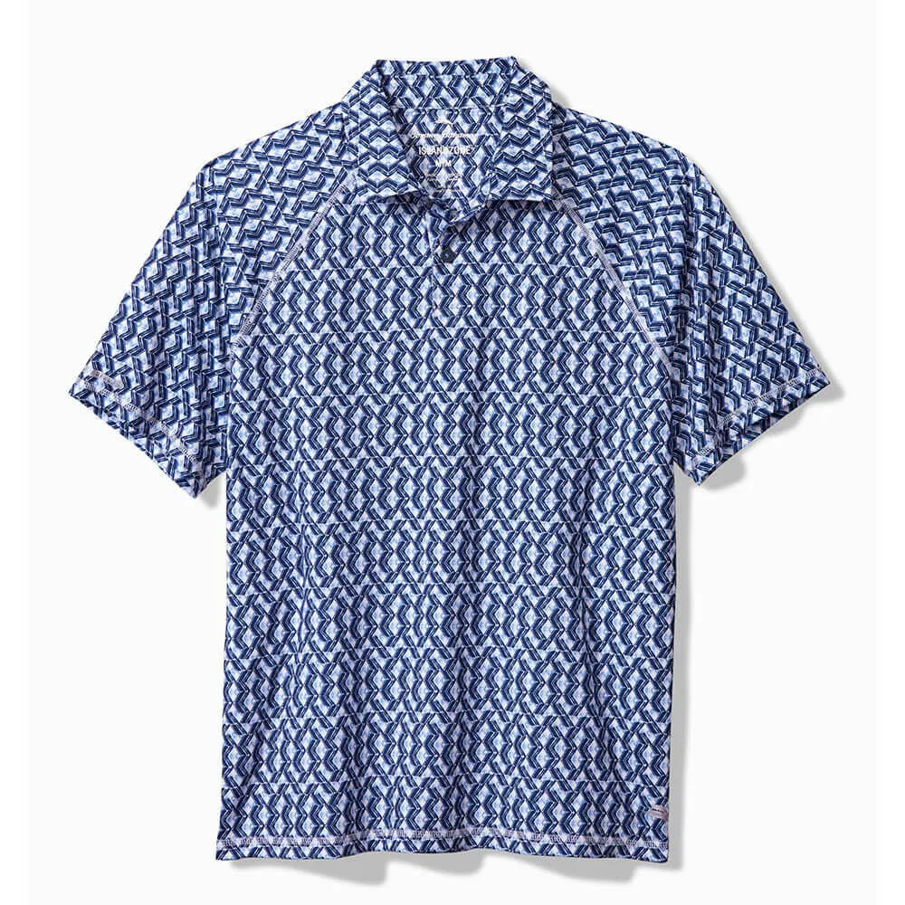 Tommy Bahama Fresco Geo Polo Shirt - Deep Space Tommy Bahama Clothing