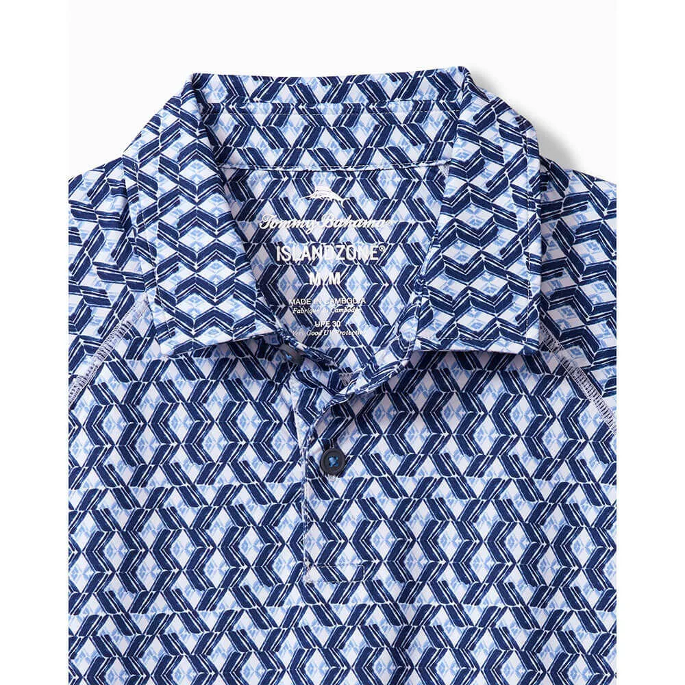 Tommy Bahama Fresco Geo Polo Shirt - Deep Space Tommy Bahama Clothing