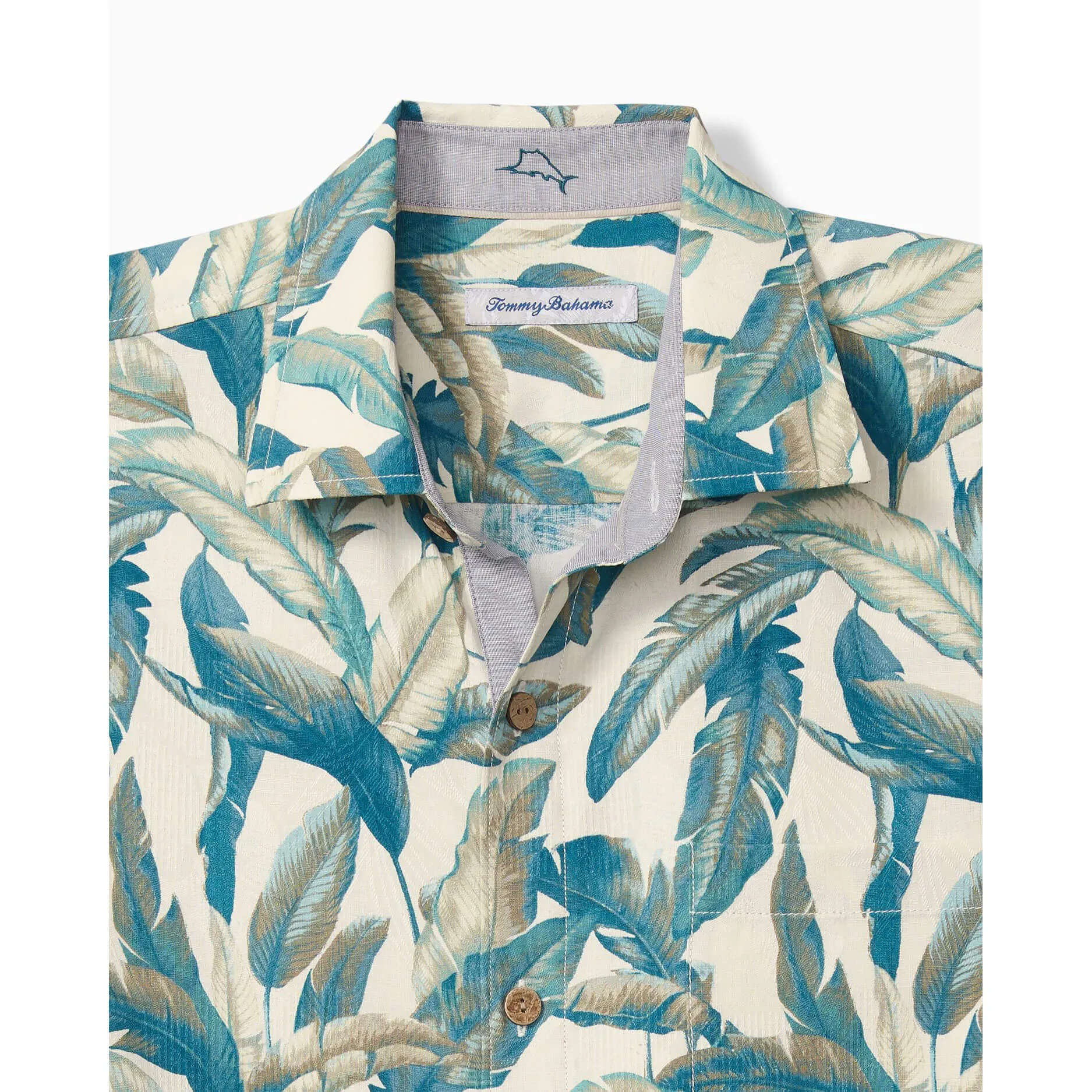 Tommy Bahama Frond Valley Camp Shirt - Sandstone Mens Tommy Bahama