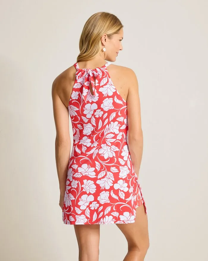 Tommy Bahama Island Cays Fiori Romper Cover Up - Citrus Coral Tommy Bahama Clothing
