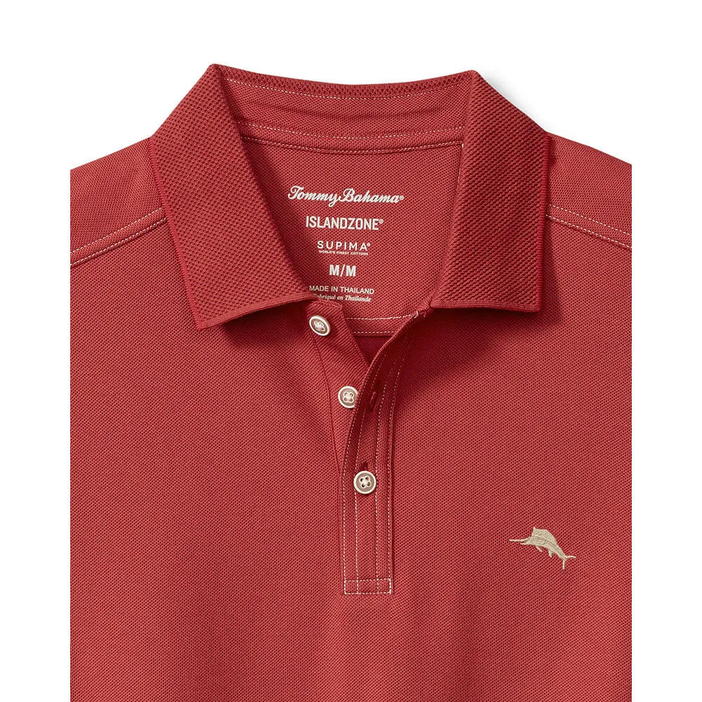 Tommy Bahama IslandZone Emfielder 2.0 Polo Shirt - Deep Havana Mens Tommy Bahama