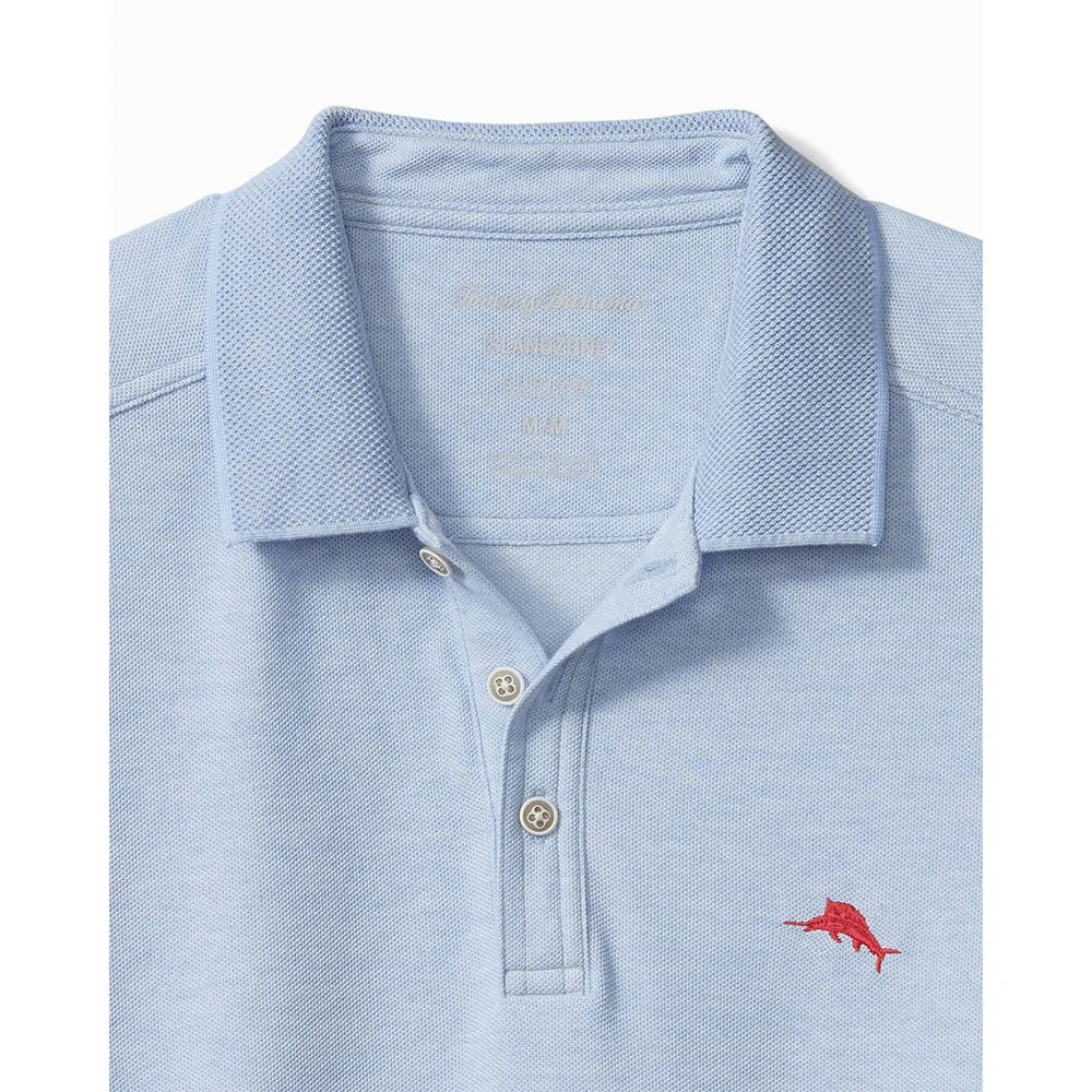 Tommy Bahama IslandZone Emfielder 2.0 Polo Shirt - Light Sky Hthr Mens Tommy Bahama