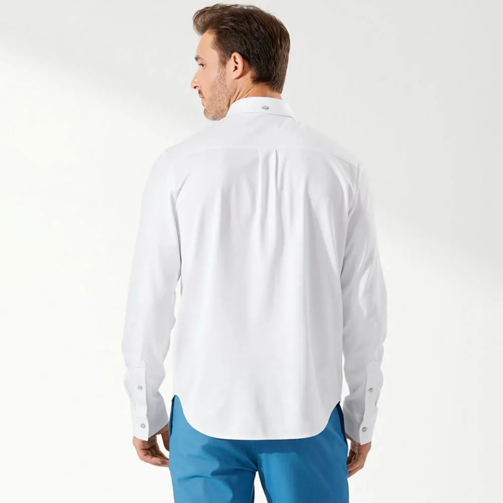 Tommy Bahama Islandzone New San Lucio Stretch Sport Shirt - White Tommy Bahama Clothing