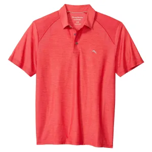 Tommy Bahama IslandZone Palm Coast Pro Polo Shirt - Paramour Red Mens Tommy Bahama