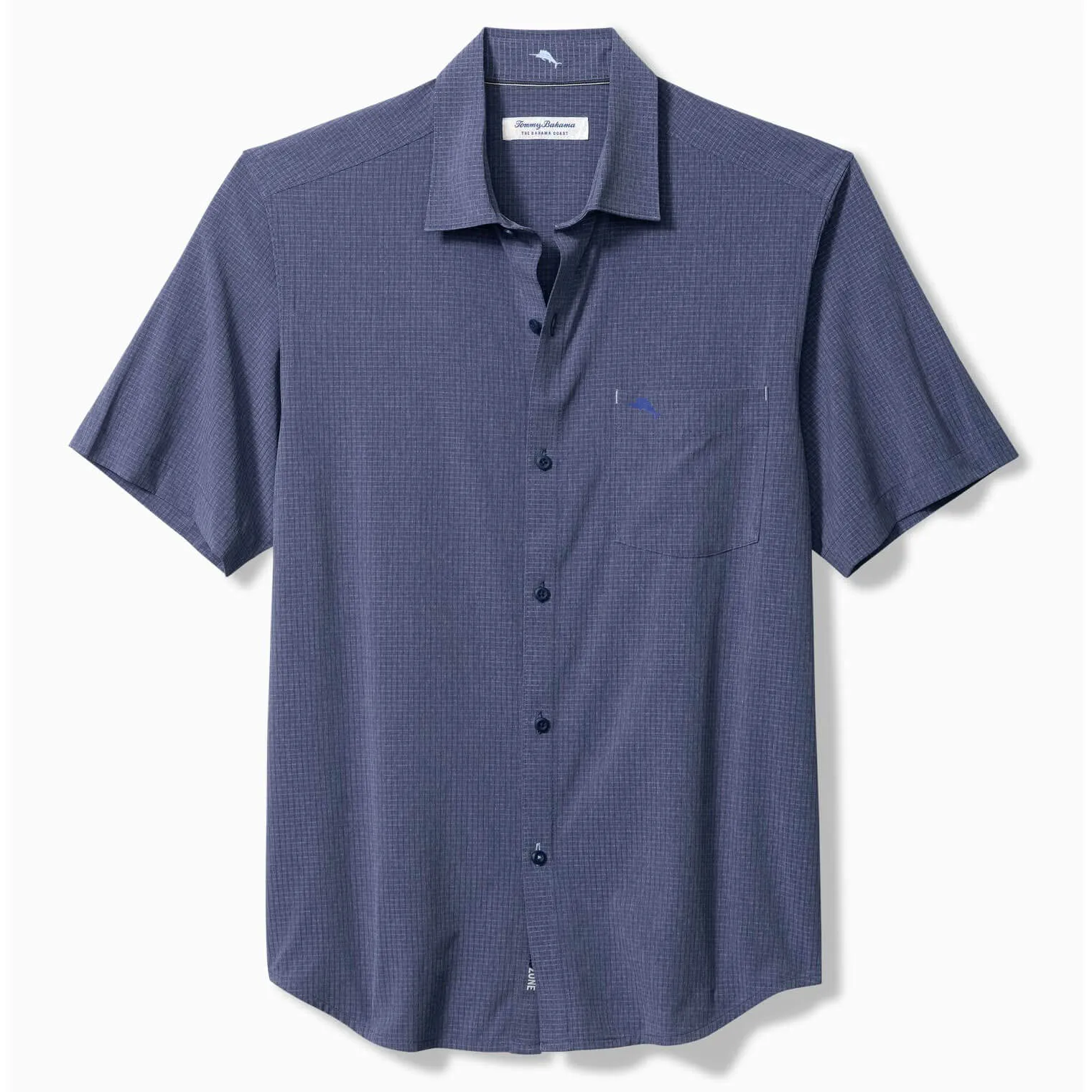 Tommy Bahama Men's IslandZone Bahama Coast Venice Vines Camp Shirt - Dark Bluestone Mens Tommy Bahama
