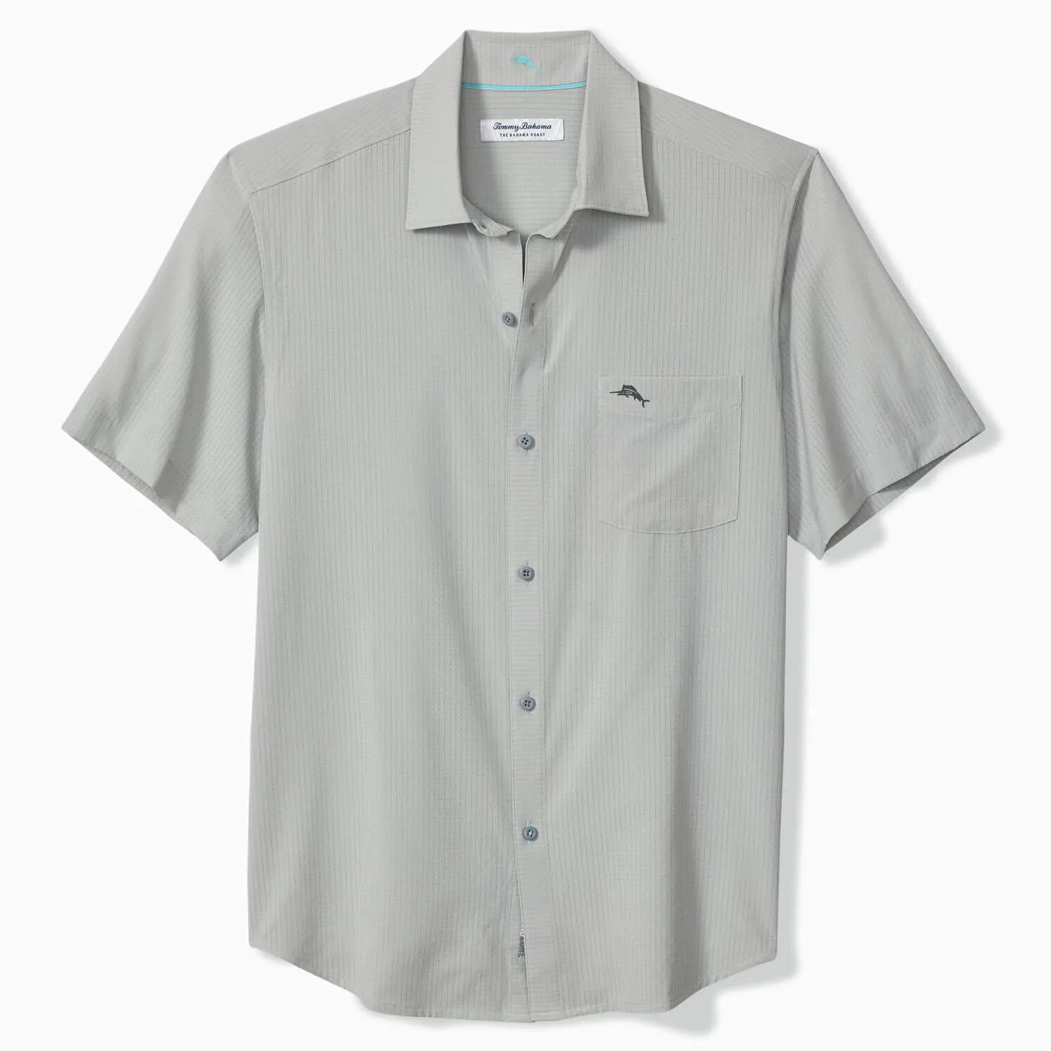 Tommy Bahama Men's IslandZone Bahama Coast Venice Vines Camp Shirt - Harbor Mist Tommy Bahama Clothing