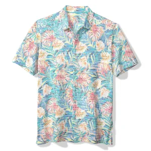 Tommy Bahama Men's IslandZone Costa Wave Positano Palms Camp Shirt - Lychee Tommy Bahama Clothing