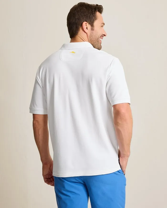 Tommy Bahama Men's IslandZone Disney Magical Mouse Polo Shirt - Bright White Tommy Bahama Clothing