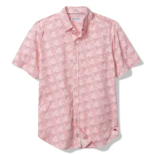 Tommy Bahama Men's IslandZone San Lucio Tri Leaf Geo Camp Shirt - Hula Mens Tommy Bahama