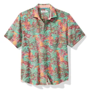 Tommy Bahama Men's Nova Wave Retro Vibes Camp Shirt - Dark Terra Cotta Tommy Bahama Clothing