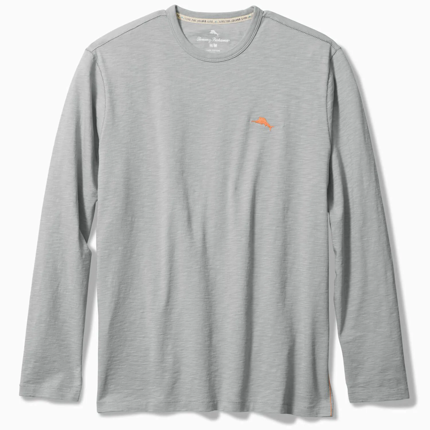 Tommy Bahama Men's Shake It Up Lux Long Sleeve T-Shirt - Ultimate Gray Tommy Bahama Clothing