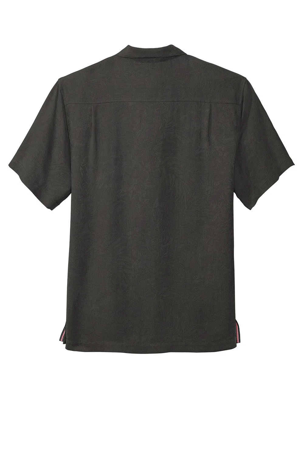 Tommy Bahama Mens Tropic Isles Short Sleeve Button Down Shirt - Black