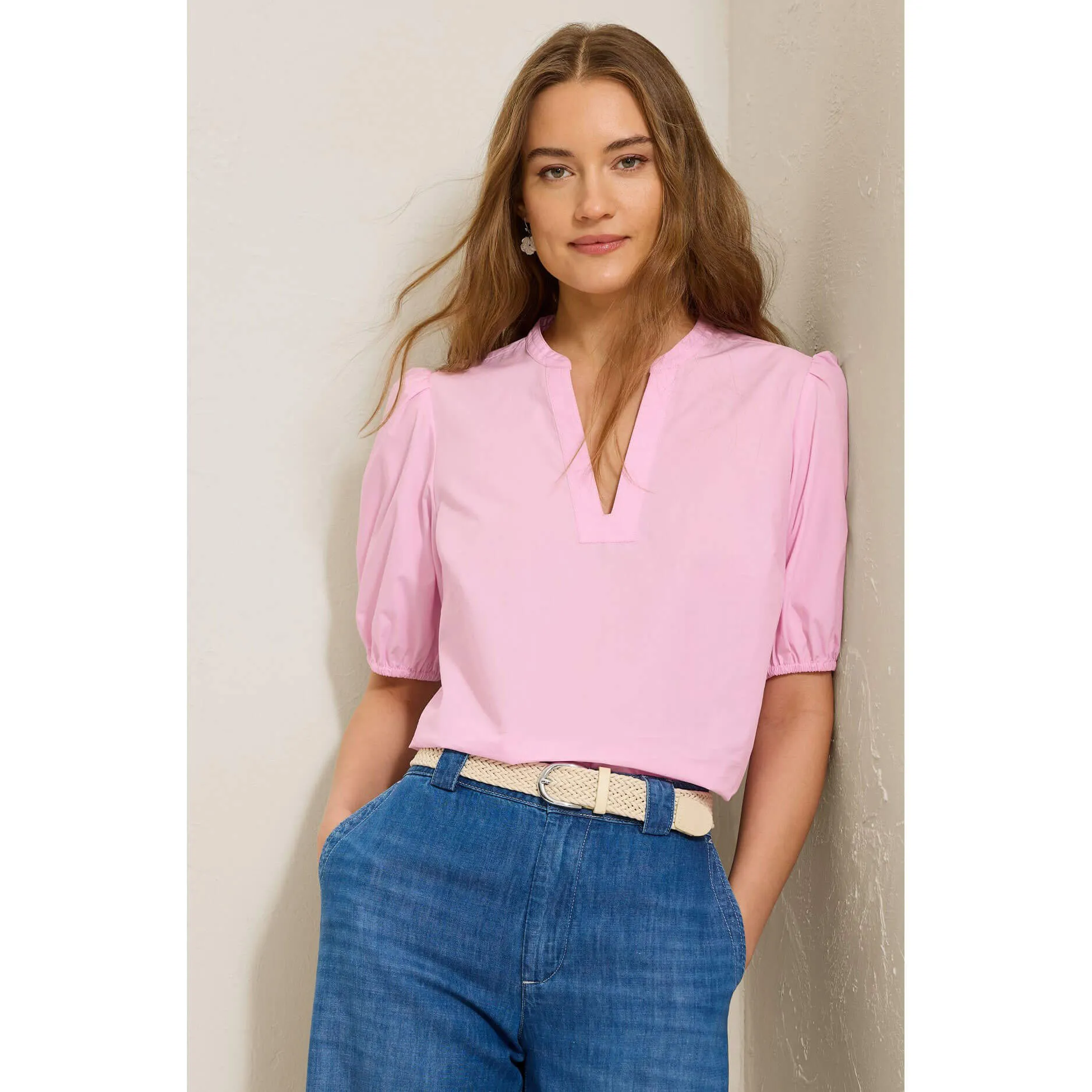 Tommy Bahama Women's Oceana Puff Short Sleeve Top - Cyber Light Tommy Bahama Clothing