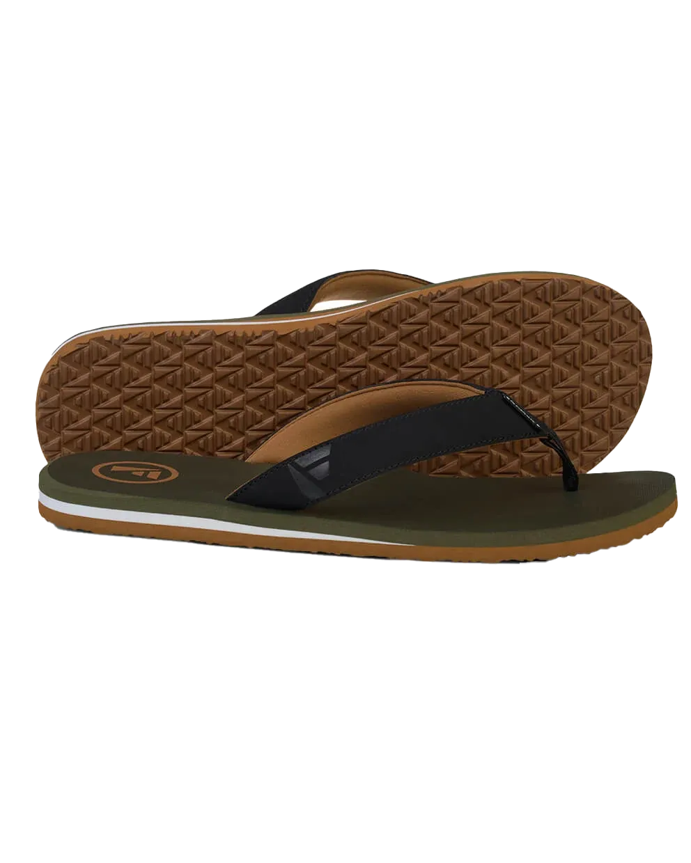 Traa SC Flip Flops in Olive
