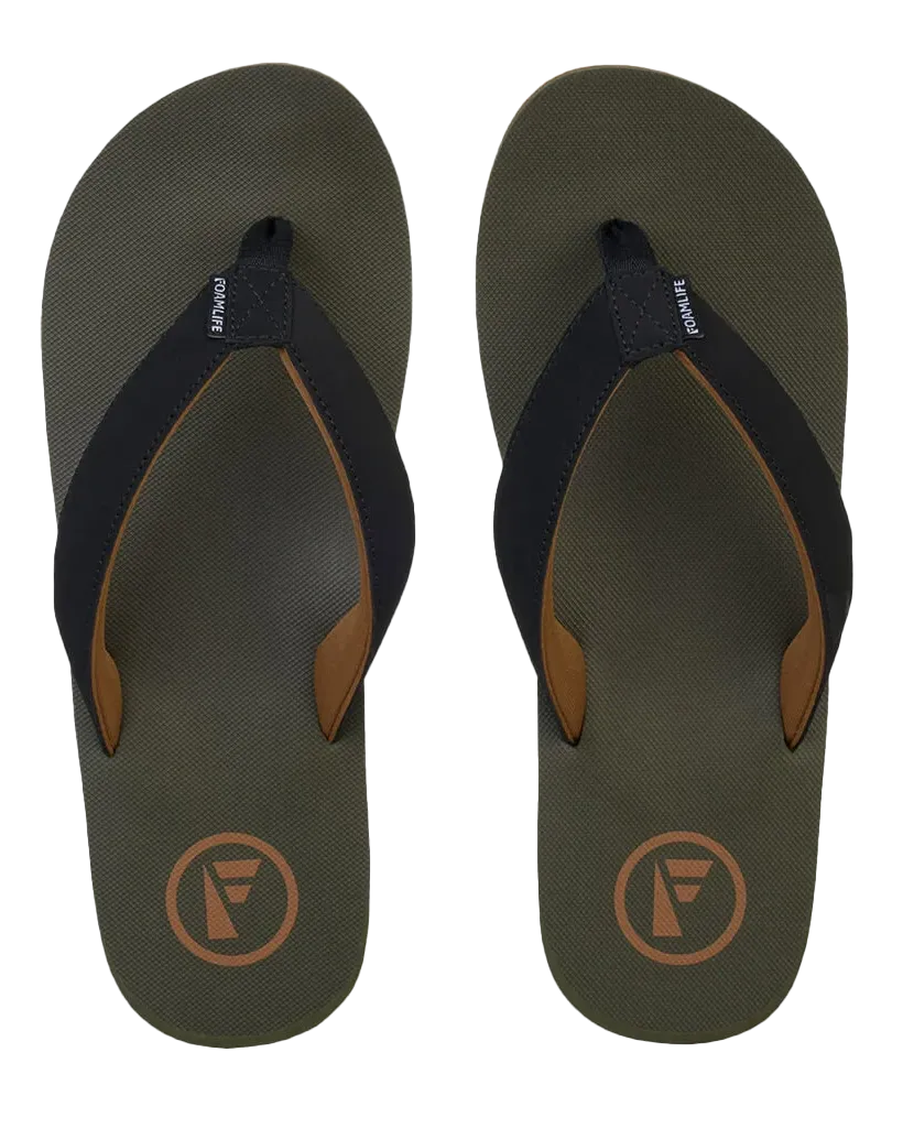 Traa SC Flip Flops in Olive