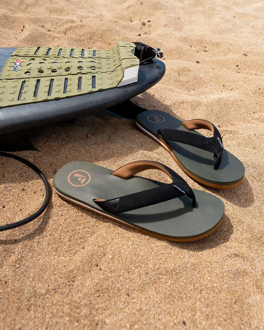 Traa SC Flip Flops in Olive