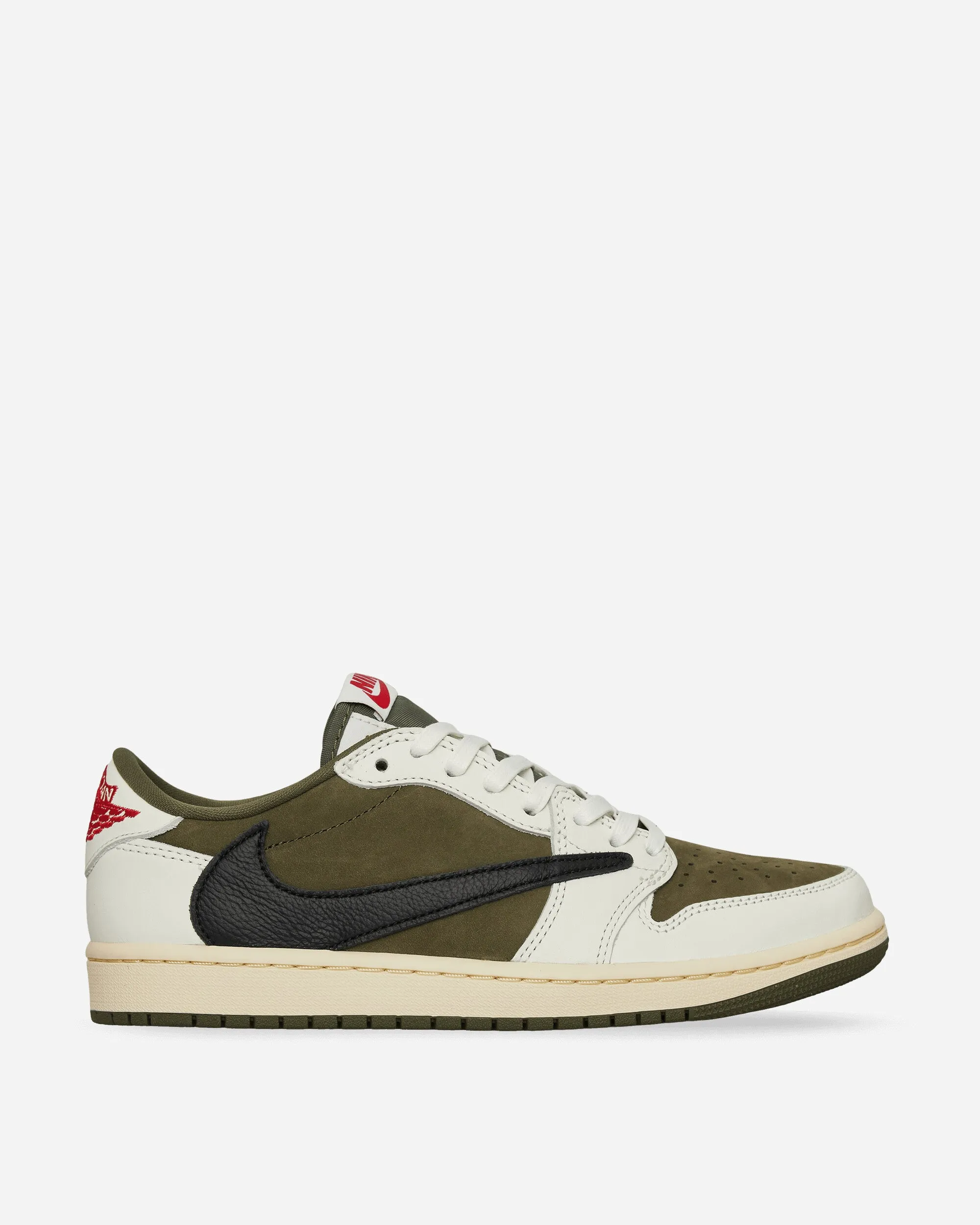 Travis Scott Air Jordan 1 Low Sneakers Medium Olive