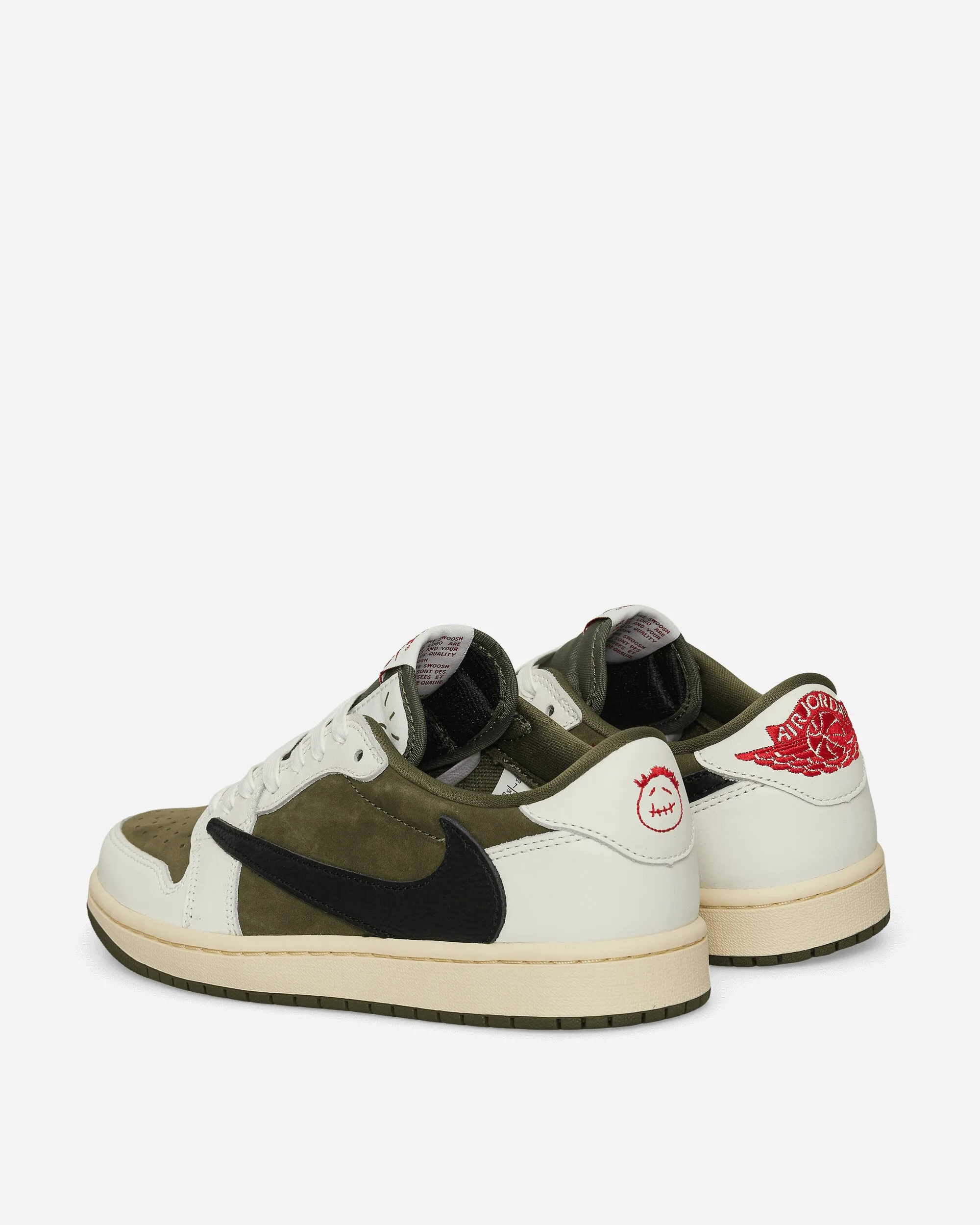 Travis Scott Air Jordan 1 Low Sneakers Medium Olive