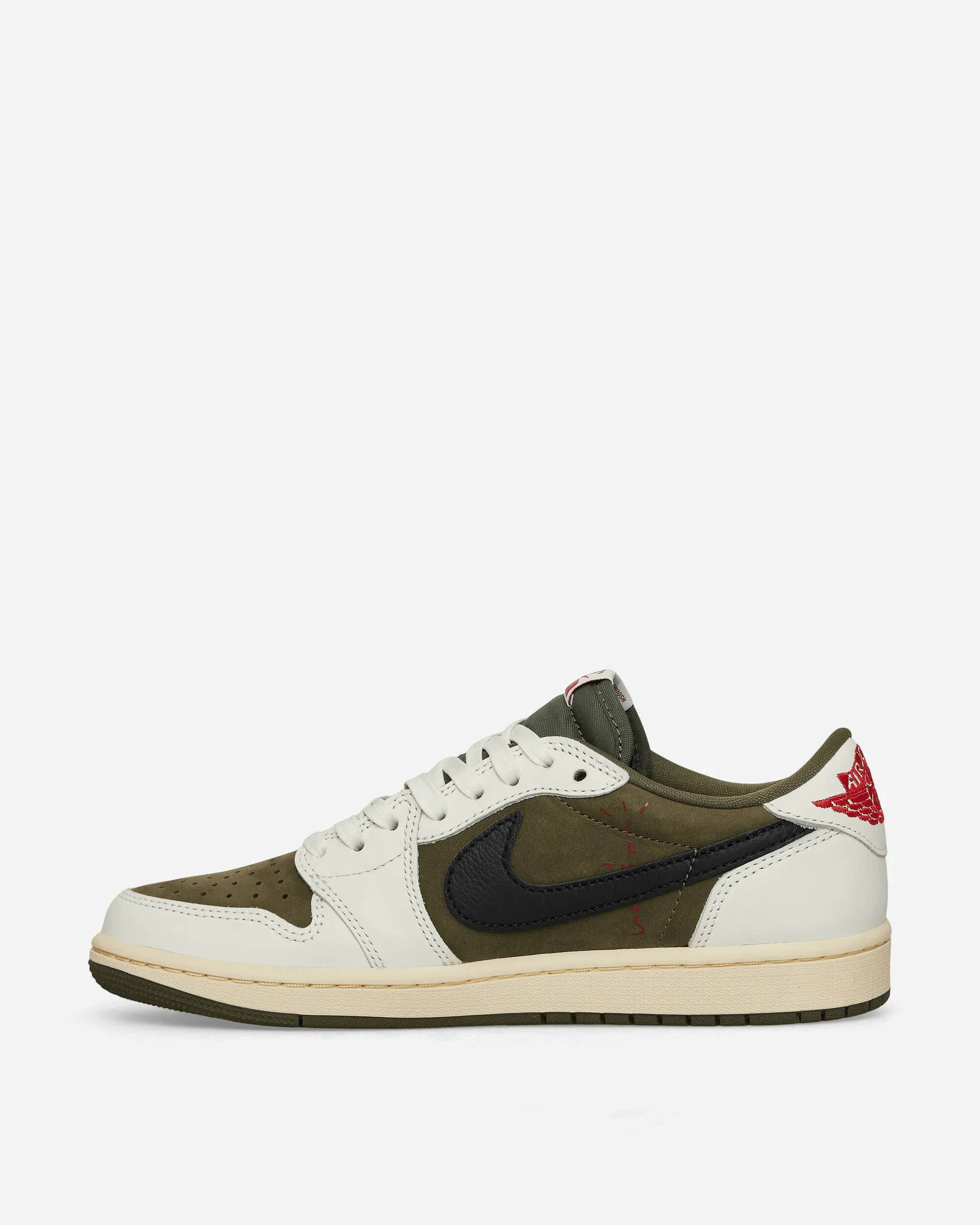 Travis Scott Air Jordan 1 Low Sneakers Medium Olive