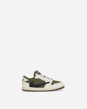 Travis Scott Air Jordan 1 Low (TD) Sneakers Medium Olive
