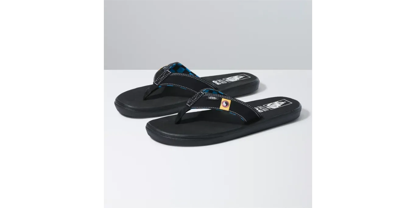 Vans Town & Country La Costa Lite Sandals Black Checkers